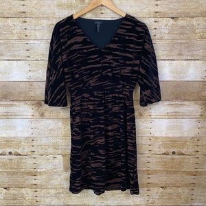 Soma Intimates Velvet Zebra Print Dress Size Small